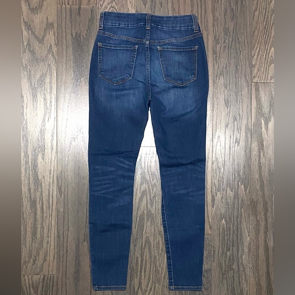 Wax Jean Women's Skinny Jeans in Deep Blue - Picture 9 of 11